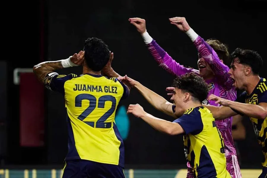 Juanma González, celebrando
