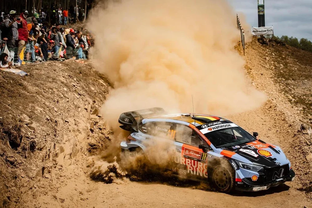 Thierry Neuville en el Rally de Portugal